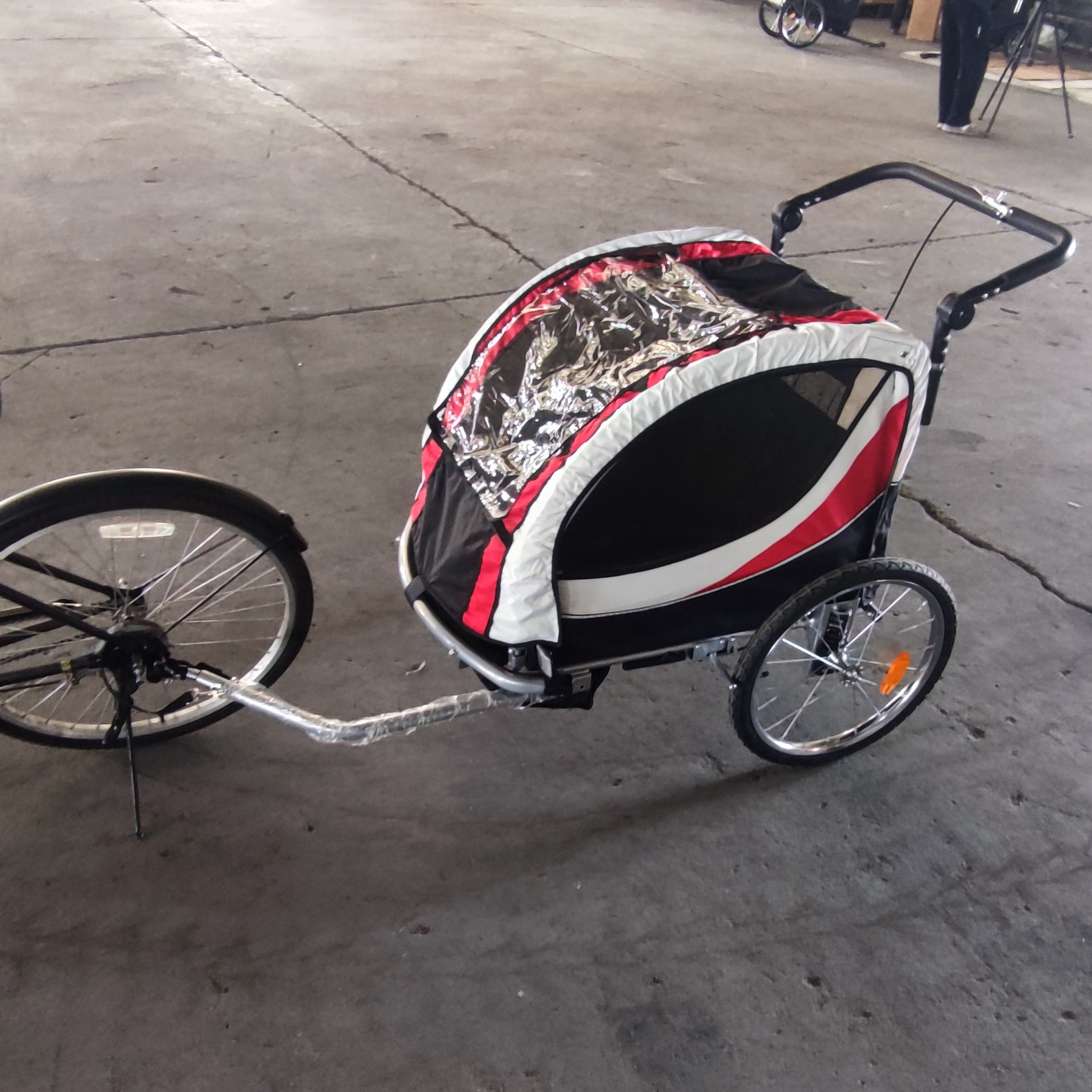 2023 Popular Pet Bicycle Trailer Medium Dog Stroller & Pet Bike Trailer And With Suspension