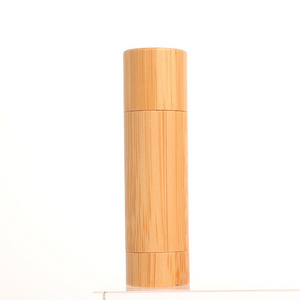 4.2g Empty Lovely Style Bamboo Made Lip Balm Tube Lip Scrub Container Low MOQ Cheap Price in Stock