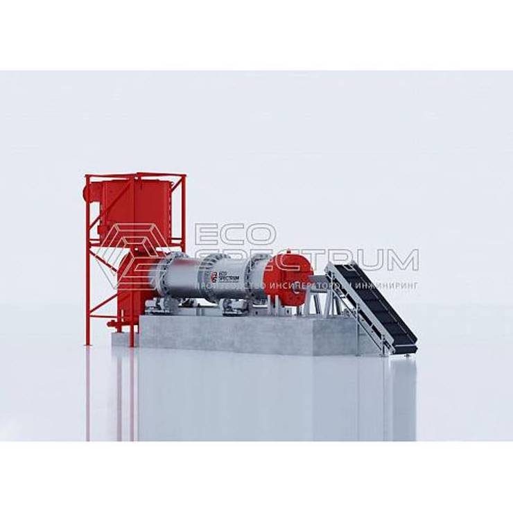 Incinerator HURIKAN 400R, recycle waste