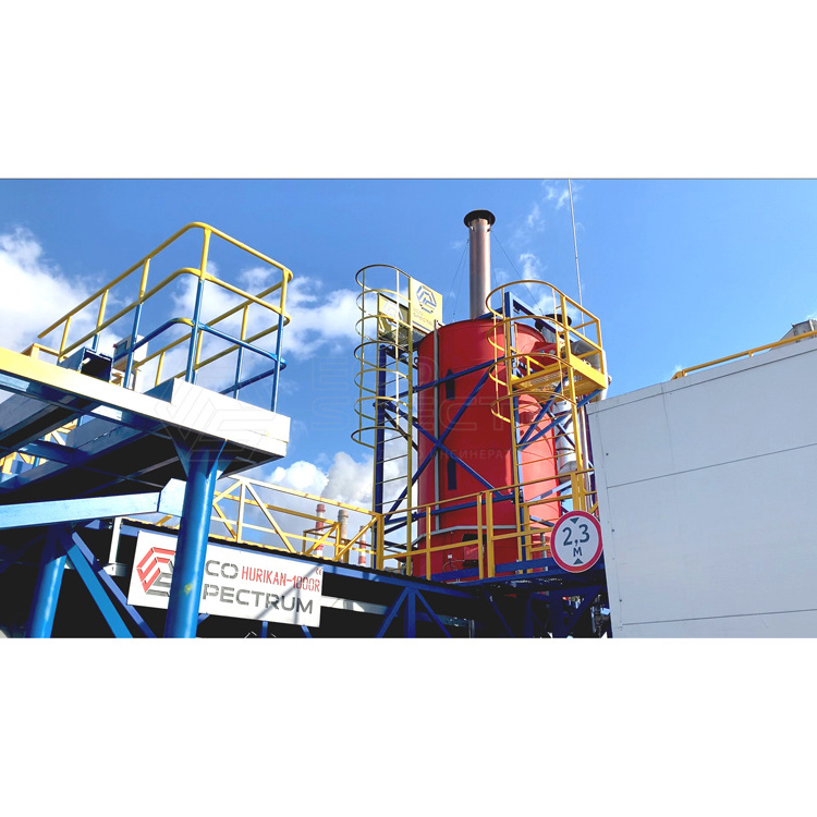 Rotary incinerator HURIKAN for hazardous medical animal and municipal waste waste management