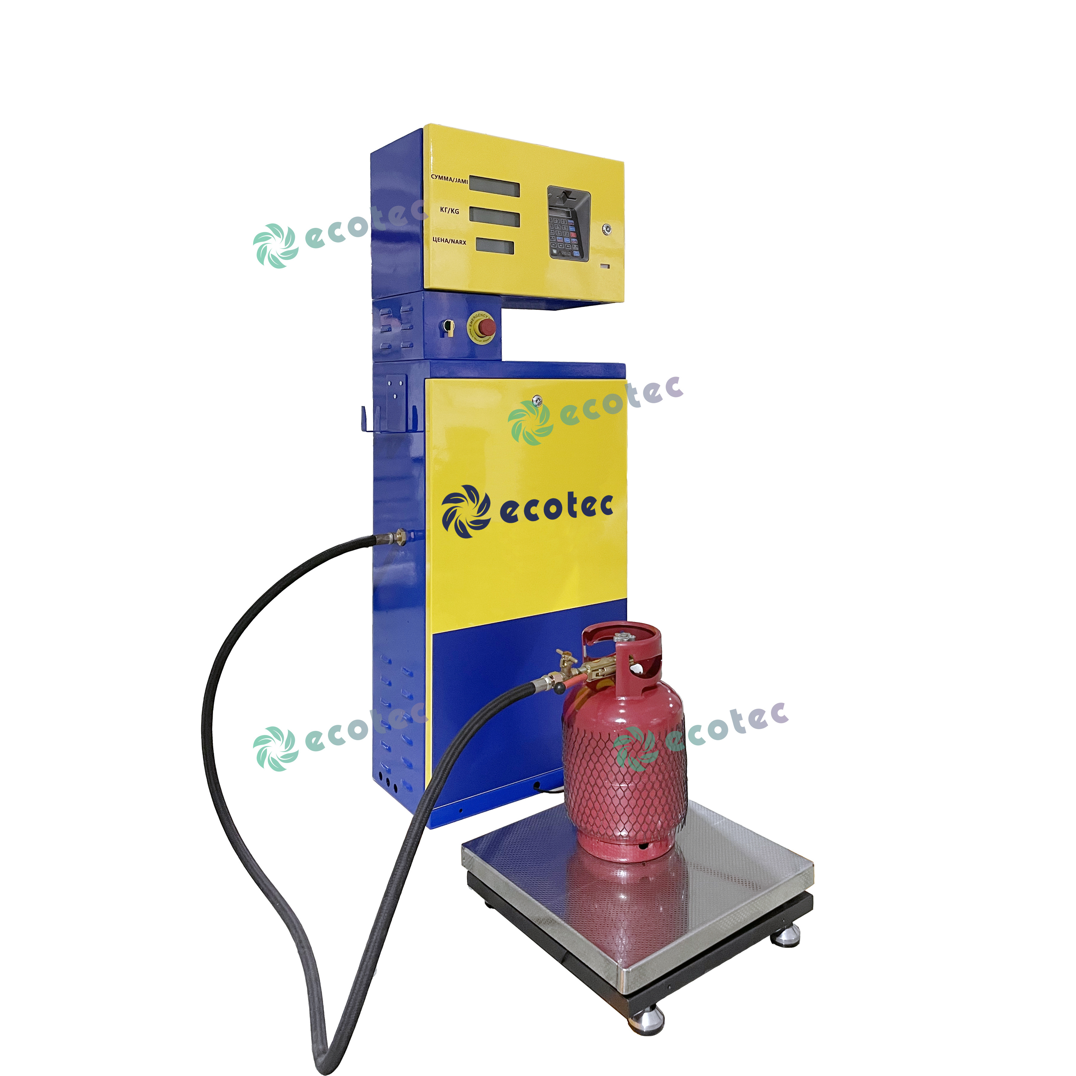 Ecotec LPG Gas Cylinder Filling Machine LPG Station Weighting  LPG Filling Scale