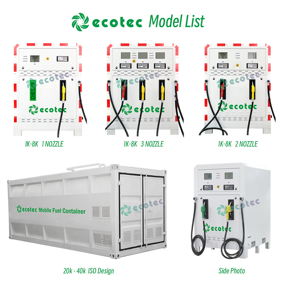 Portable Fuel Station Container Station Portable Fuel Dispenser for Mobile Gas Station