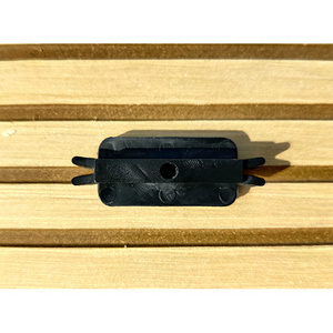 Bulk Custom Snap Sandwich Plastic Twist-lock Fasteners Composite Decking Universal Hidden Clip