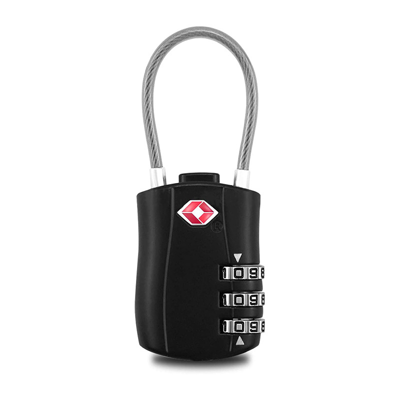 TSA Approved Travel Luggage Lock 3 Dial Combination TSA Lock for Suitcases & Backpack Security