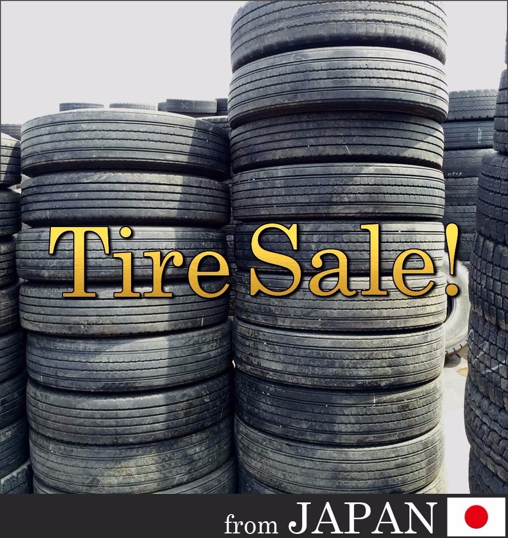 Toyo Yokohama Michelin 295/80R22.5 275/80R22.5 import used truck tire tyre, casings for recapping, retreading Japan