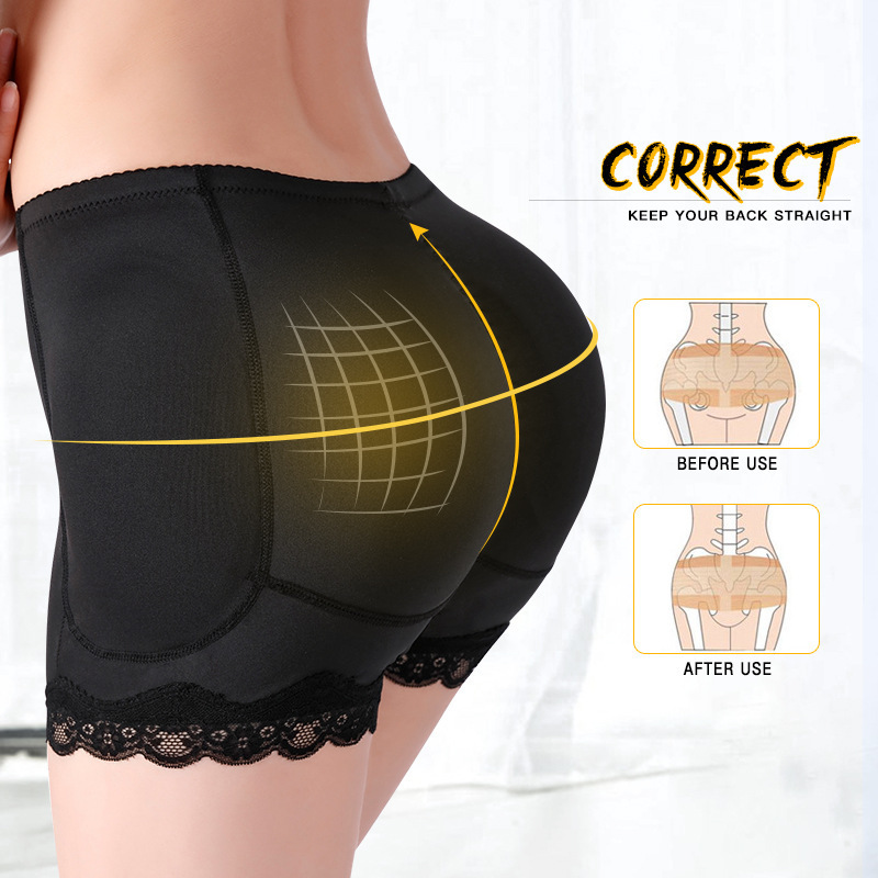 Underwear Padded Butt lifter Corrective Underwear Butt Enhancer Body Shaper Modeling Strap Fake Hip Shapwear Push Up Panties