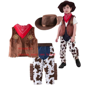 Ecoparty Halloween Costumes for Baby Toddler Kids Child Boys Cow Boy Cowboy Costume Party Fancy Dress