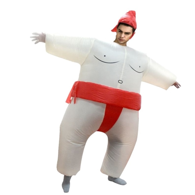 Wholesale Party Funny Inflatable Sumo Wrestling Fat Suit Costume