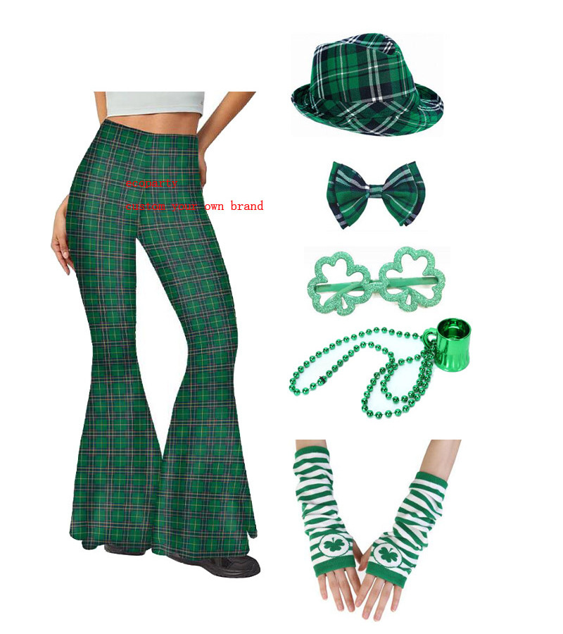 Ecoparty Party Suit St Patricks Day Attire Favor Costume Patrick's Hairband Ear Cute Headband St Supplies Fabric Hoop