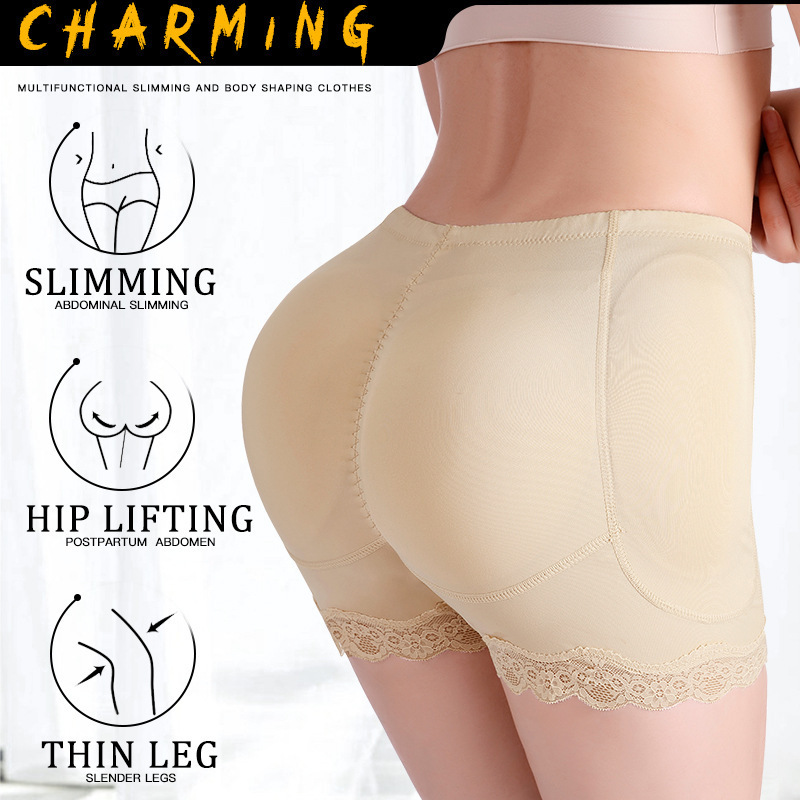 Underwear Padded Butt lifter Corrective Underwear Butt Enhancer Body Shaper Modeling Strap Fake Hip Shapwear Push Up Panties