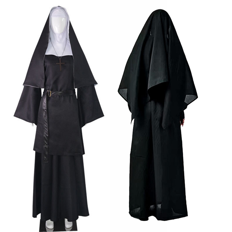 Drop Shipping Nun Costume for the Unisex Adult Men Women Plus Size Halloween Costume