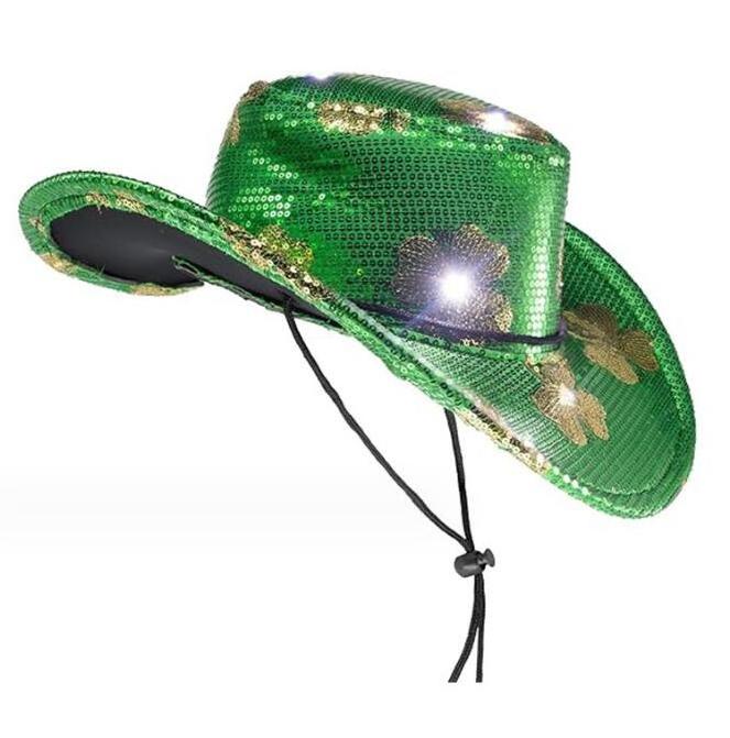 Ecoparty St Patricks Day Saint Patricks Day Costume Green Top Hat Fashionable Irish Festival Fashionable Adults Accessory