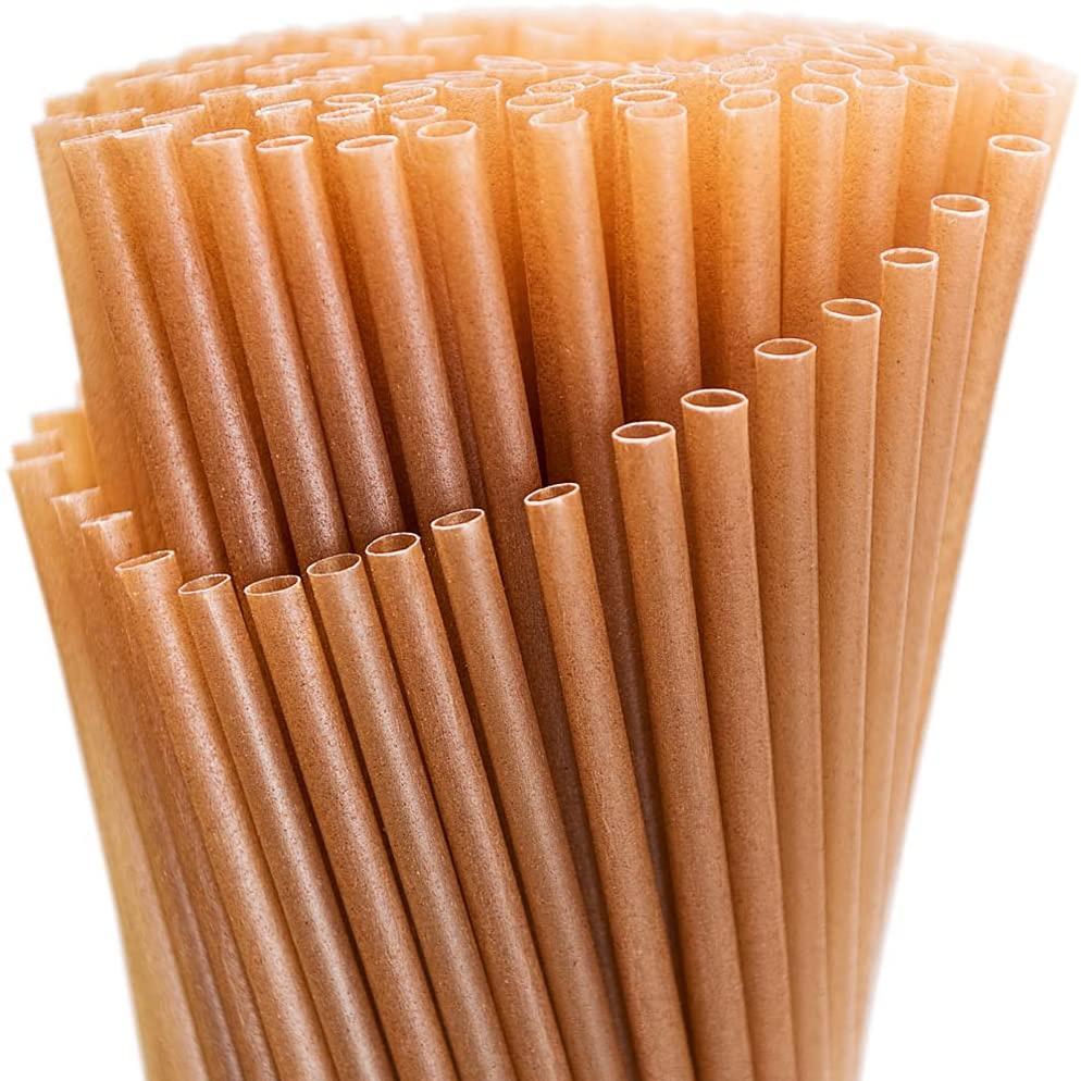 Bamboo Fiber Straws Disposable Straws Biodegradable disposable straws for hot and cold drink