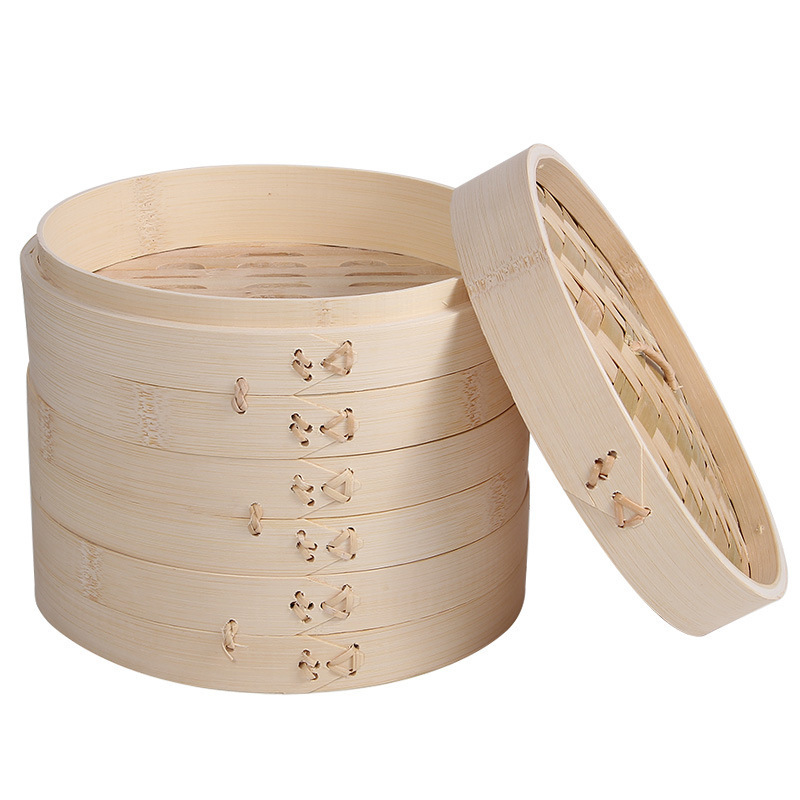 Estick Mini Favors Dim Sum Basket Basket Wedding Customized 3 Inch Unique Bamboo Steamer Small For Dumplings