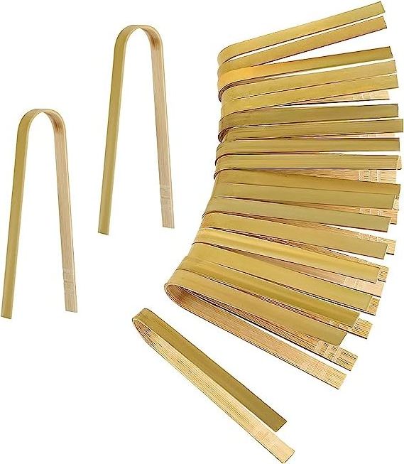 Anhui Shucheng Kitchenware Serving Tongs Bamboo Salad Clip Tongs