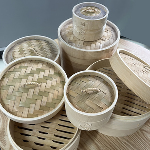 Good quality sticky well rice steamer bamboo mini pot basket cookware bamboo steamer