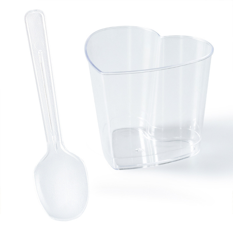 small plastic dessert cups clear plastic tumbler cups PS material appetizers cup great for desserts puddings mousse jello shots