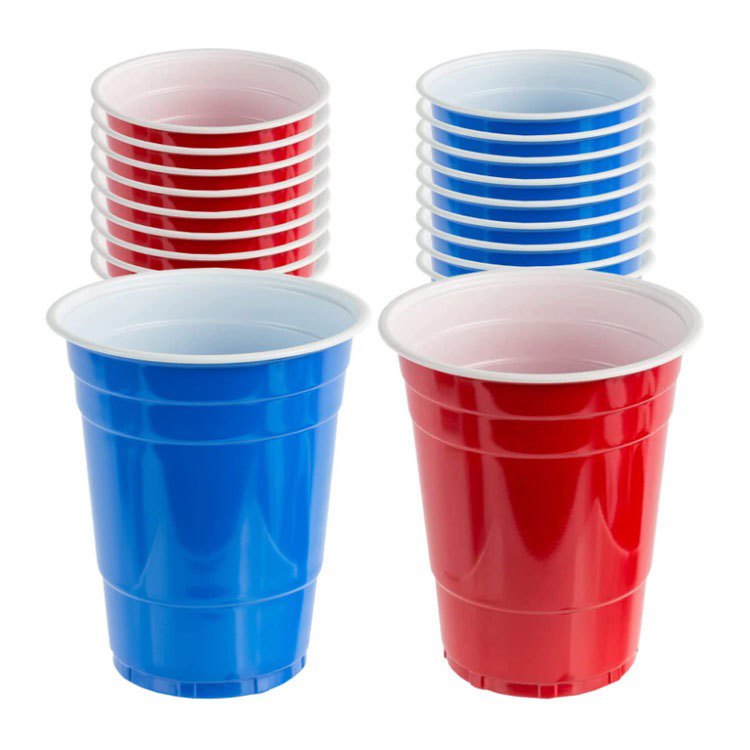 2oz Disposable Jello Shot Cups, Red Plastic Shot Glasses Small Containers 1oz mini plastic cup mini plastic dessert cups