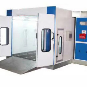 Eco-way Auto Car Spray Painting Drying Oven Heater Water Curtain Outdoor Automotive Powder Coating Spray Paint Booth