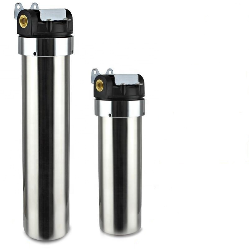 10 / 20 Inches Water Filter Housing , 304 Stainless Steel Water Filter Housing