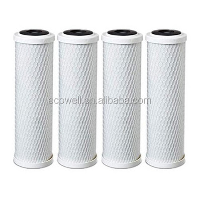 10 Inch CTO Water Filter Cartridge 5 Micron CTO Activated Carbon Water Filter Replacement