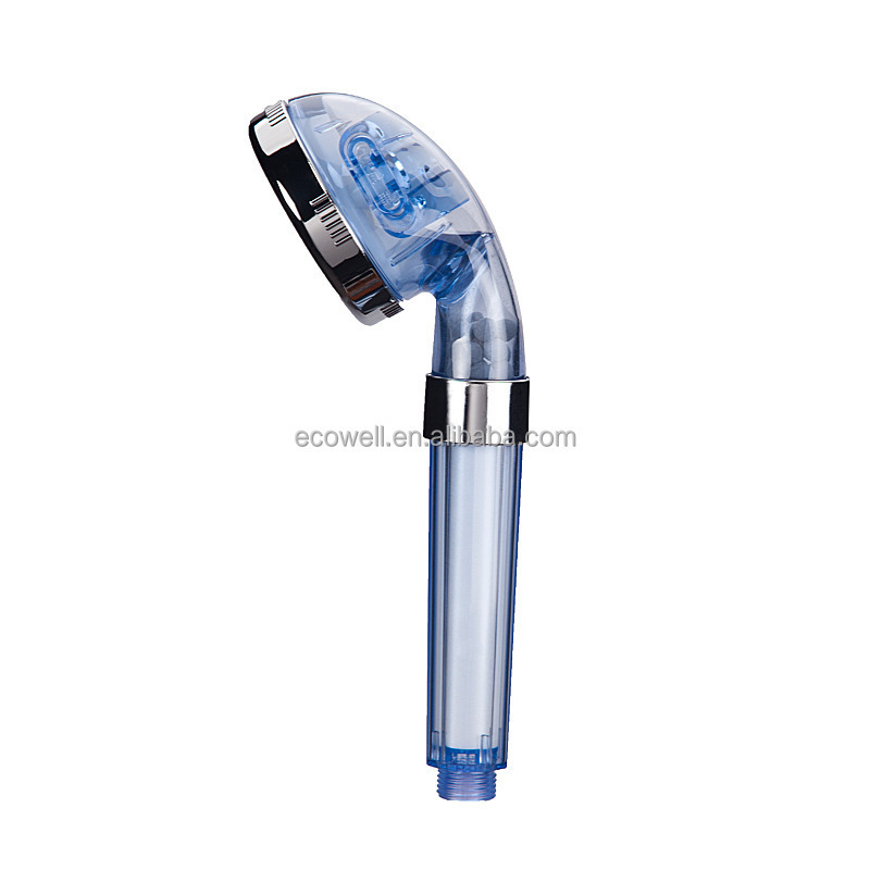 good price handheld design LED shower head filter with PP cotton filter