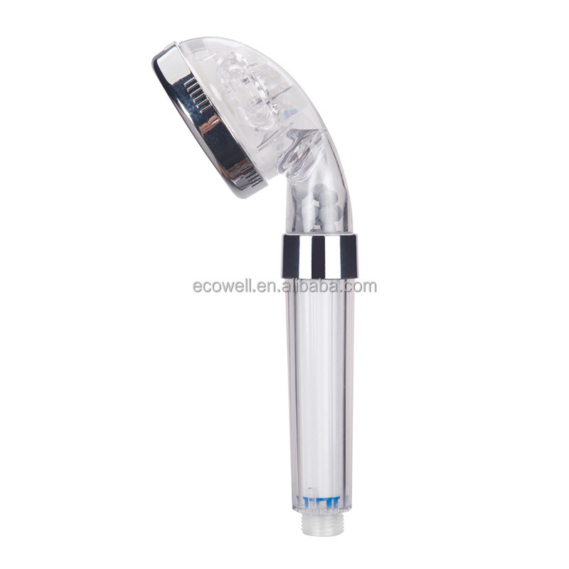 good price handheld design LED shower head filter with PP cotton filter