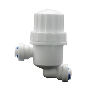 1/4'' tube quick fitting mini water filter with stainless steel mesh filter, quick connect type micro pre-filter