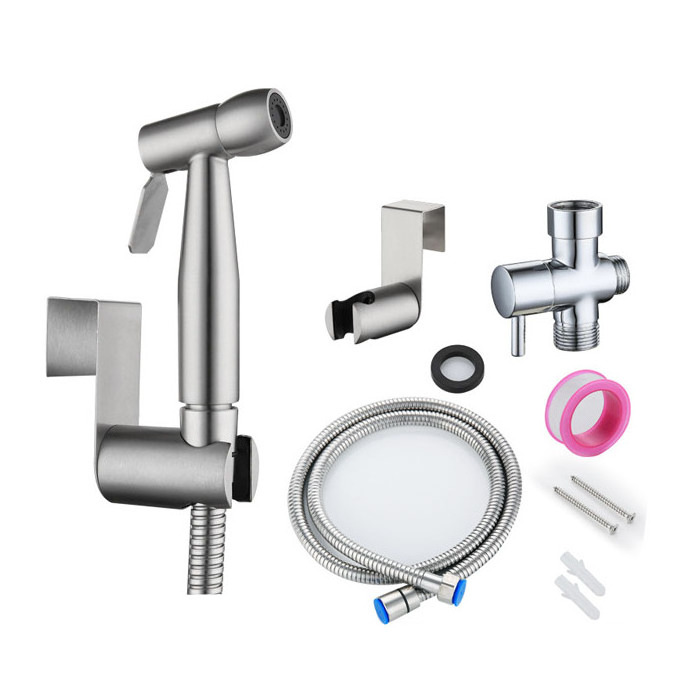 Hot item high pressure toilet bidet sprayer kit stainless steel closestool sprayer combo Bidet