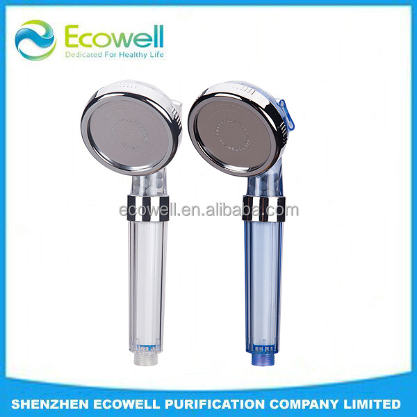 good price handheld design LED shower head filter with PP cotton filter