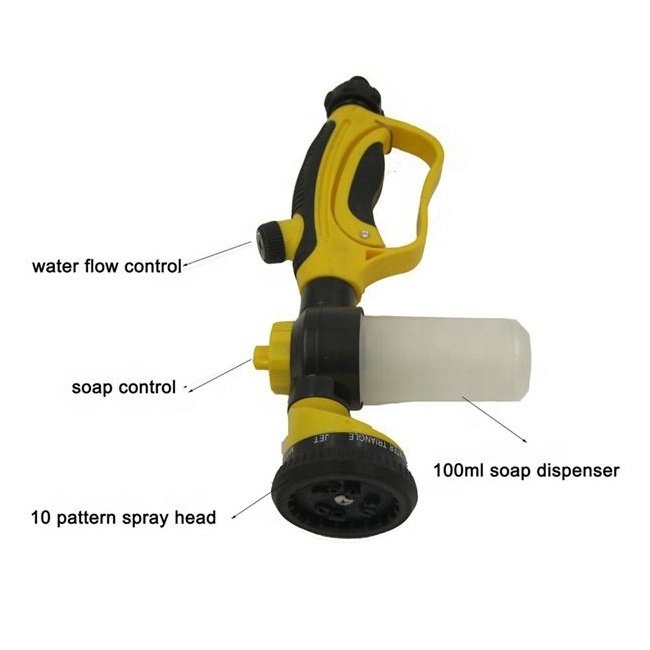 Hose End Attachment Snow Foam Car Wash Gun Lance Foam Sprayer Cannon Detergent Soap Dispenser Pest Control Hose Foam Sprayer