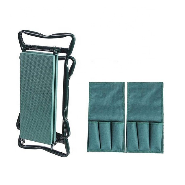 Garden Kneeler and Seat with Bonus Tool Pouch High Quality Durable Foldable Garden Kneeler Seat Stool Pad