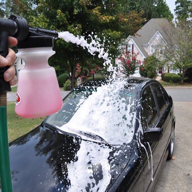 Self Mixing Foaming Hose End Sprayer Foamer Bottle Car Wash Water Gun Snow Foam Spray Gun Lance Foam Cannon Car Wash Sprayer