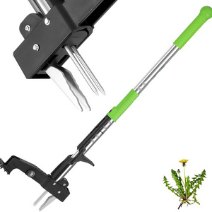 Heavy Duty Stand Up Weed Puller Foot Pedals Lawn Garden Claw Weed Removal Tool Weeder Weeding Puller