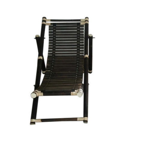 Vintage Beach Sun Lounger  Outdoor Sunbed  Pool Chairs Beach  Solid Wood Lounger Patio Garden Single Chair Outdoor Rattan Sunbed