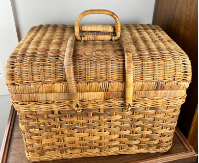 Pure Rattan Wicker Storage Box With Lid For Living Room Trunk Chest For Home Decor Cloth Art Fabric Books Clothes Organizer