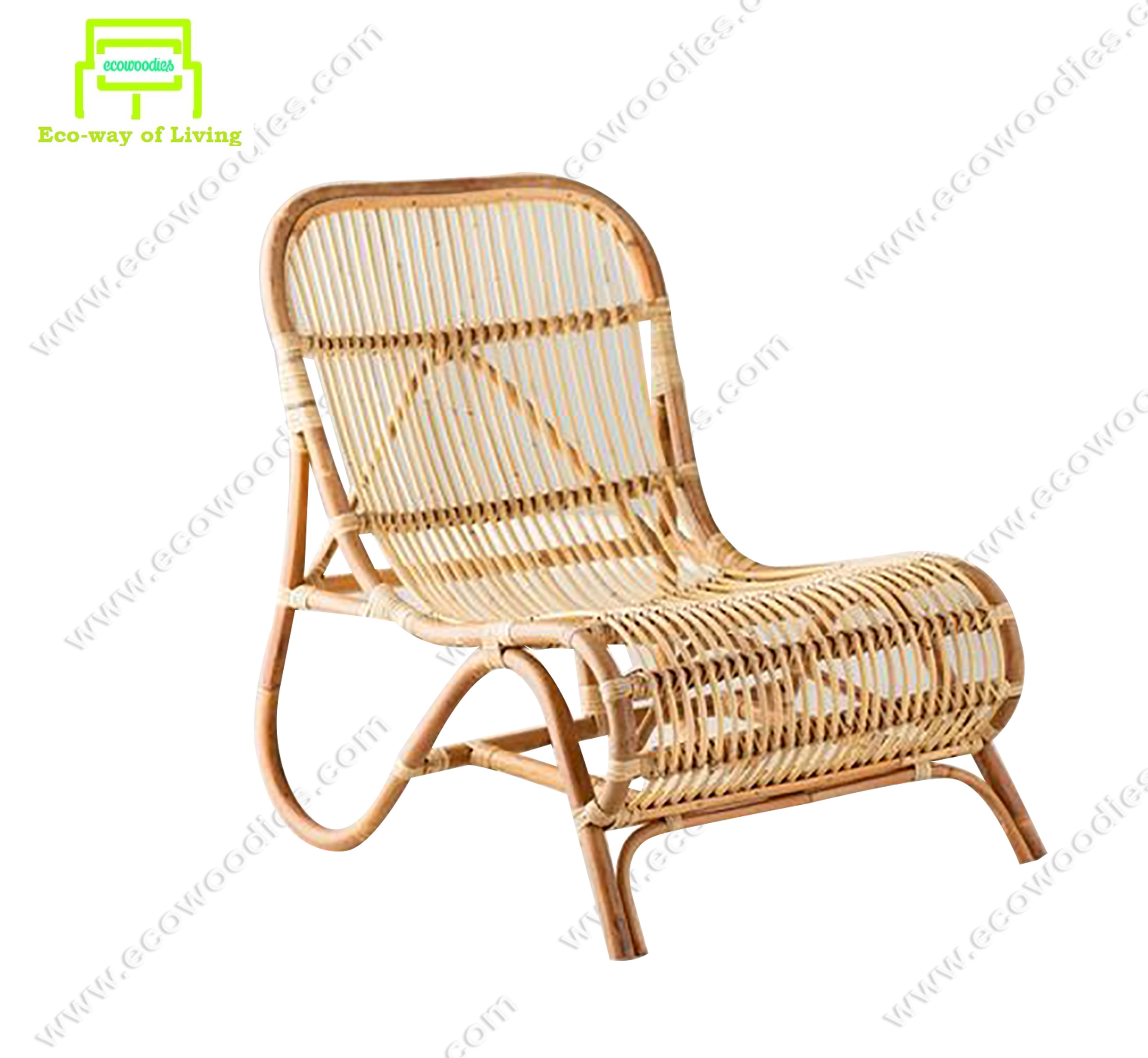 Outdoor Sun Lounger Rocking Chair For Elderly Adults Bamboo Garden Chair Modern Creative Design Outdoor Wooden Sunbed