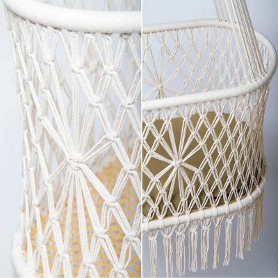 Bulk Price Baby Cradle Swing  Rattan Cradle Hanging Crib Hammock Smoothly Macrame Swinging Crib Cot Bassinet for Babies