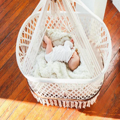 Bulk Price Baby Cradle Swing  Rattan Cradle Hanging Crib Hammock Smoothly Macrame Swinging Crib Cot Bassinet for Babies