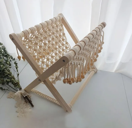 Lower Price Slim Folding Home Decors Cotton Cube Macrame Magazine Rack Storage  Rattan Magazine Holder Storage Standing Holder