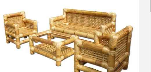 Elegant Handmade Eco-Friendly Natural Bamboo Sofa Bed For Bedroom Living Room Bamboo Sofa Bed