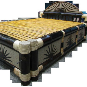 Premium quality easy modern king size natural bamboo folding bed for home, hotel and resorts