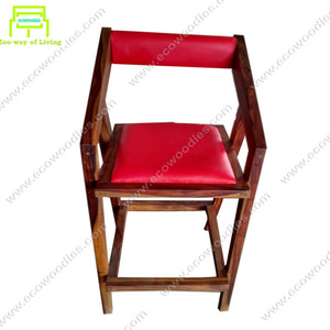 2023 Modern Trendy Bar Upholstered Arm Chair For Kitchen Room Dining Chair With Cushion Seat For Indoor Outdoor Cafe Chair