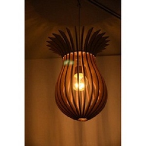 Wooden Hanging Modern Wooden Bamboo Lantern Chandelier Hanging Lamp Chandelier Pendant Lighting For Restaurant Home Decor