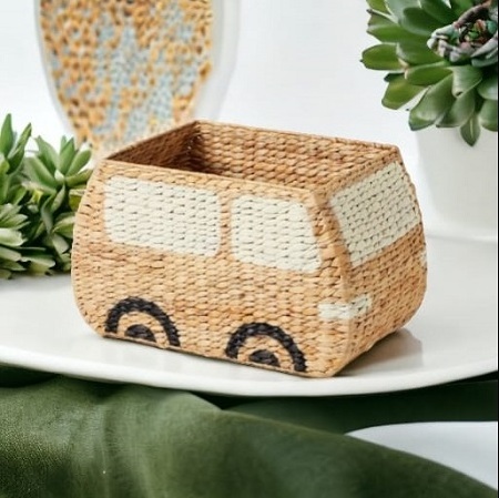 Top Quality Handmade Eco-Friendly Rattan Wicker Storage Baskets Seagrass Baskets Store Art And Craft Kids Room Organization