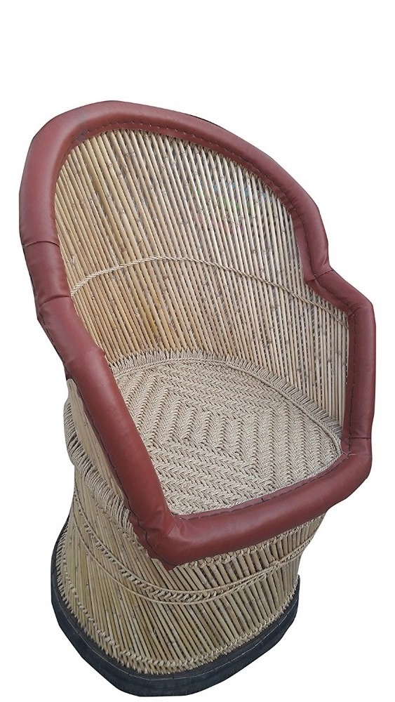 Customized Rattan  Bistro Chair Vintage Garden Outdoor Living Room Wicker Chair Patio Lawn  Courtyard Bamboo Chair   Best Price