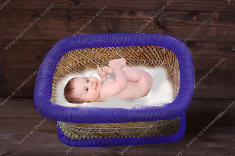 Wicker Newborn Baby Cribs Bed Cot Cradle Vintage Props Photography Photo Wrap Bed Basket Latest Bed Baby Chair