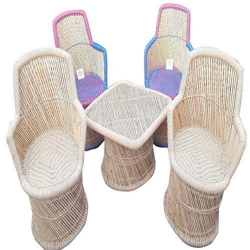 Best Selling Luxury Wicker Lounge Garden Outdoor Living Room Terrace Cane Bamboo Chair Table Furniture Set garden patio chair