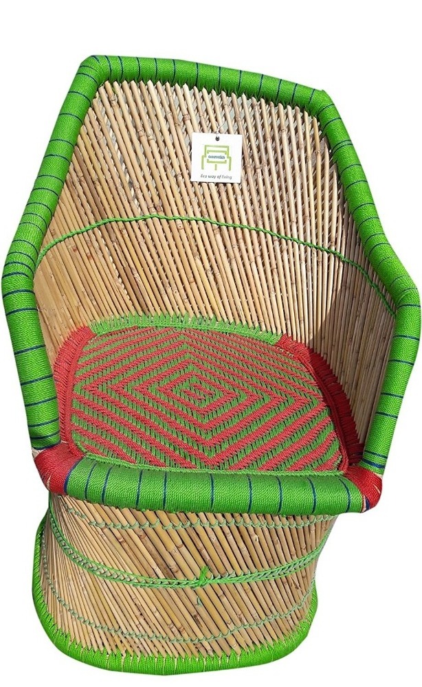 2024 Comfortable Modern Chair Outdoor Restaurant Beach Garden Bamboo Cane Handicraft Chair Living Room Sitting Chair