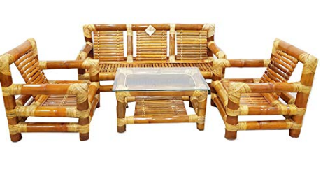 Elegant Handmade Eco-Friendly Natural Bamboo Sofa Bed For Bedroom Living Room Bamboo Sofa Bed